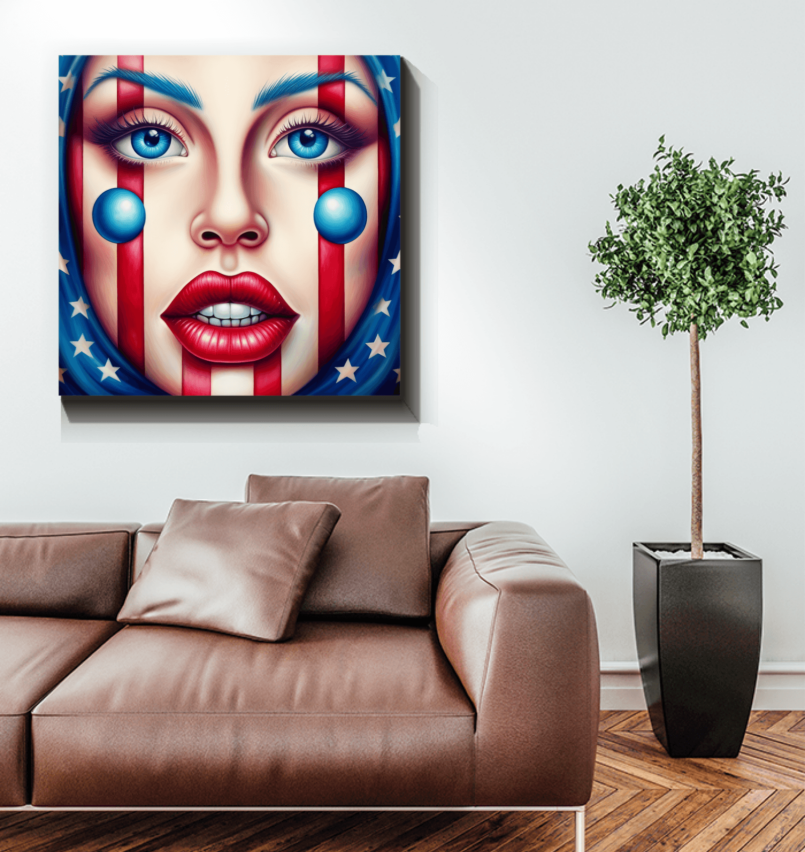 Freedom Reigns Wrapped Canvas - Beyond T-shirts