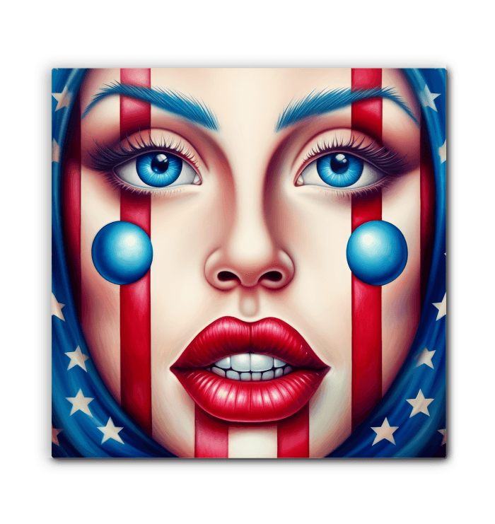 Freedom Reigns Wrapped Canvas - Beyond T-shirts