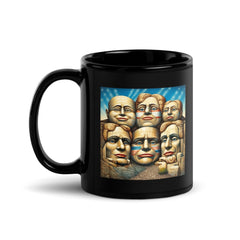 Freedom Sculptures Black Glossy Mug - Beyond T-shirts