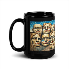 Freedom Sculptures Black Glossy Mug - Beyond T-shirts