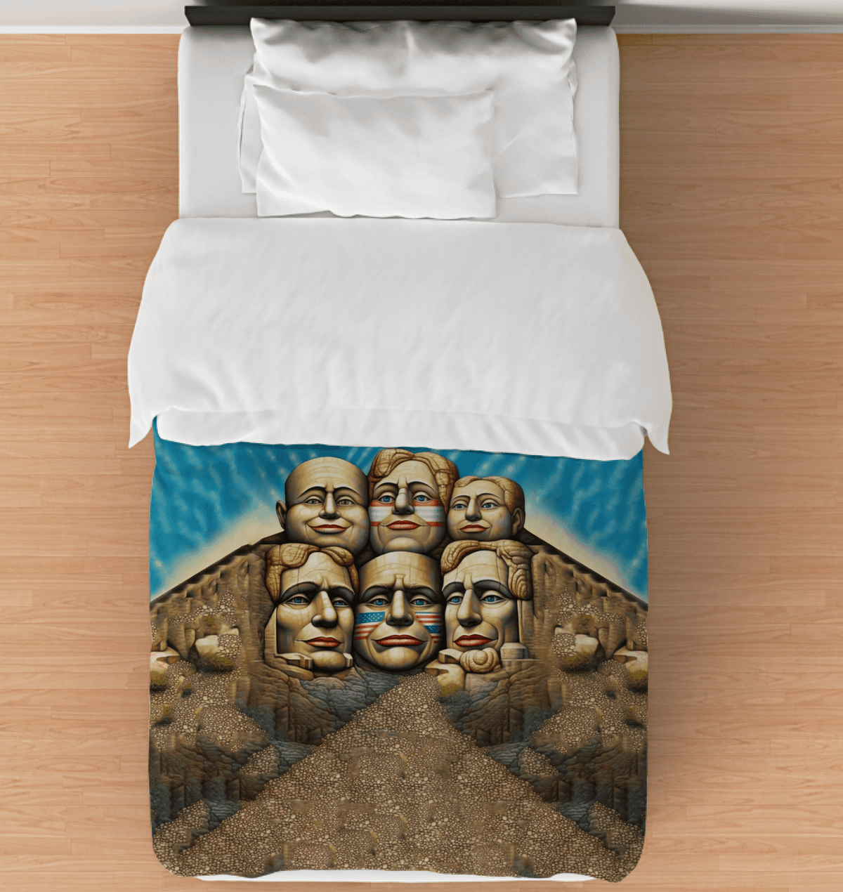 Freedom Sculptures Duvet Cover - Beyond T-shirts