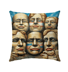 Freedom Sculptures Outdoor Pillow - Beyond T-shirts