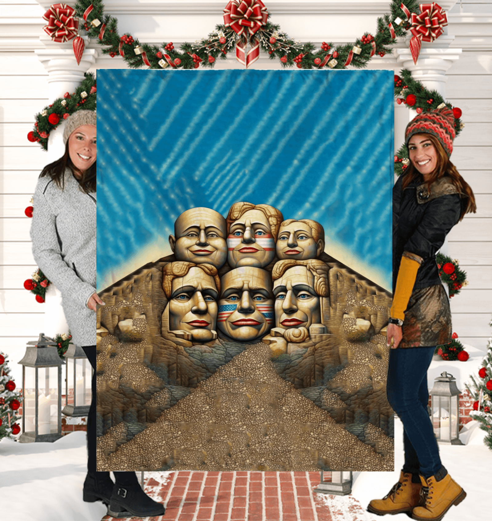 Freedom Sculptures Sherpa Blanket - Beyond T-shirts