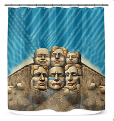 Freedom Sculptures Shower Curtain - Beyond T-shirts