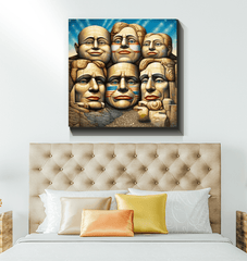 Freedom Sculptures Wrapped Canvas - Beyond T-shirts