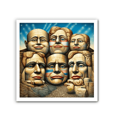 Freedom Sculptures Wrapped Canvas - Beyond T-shirts