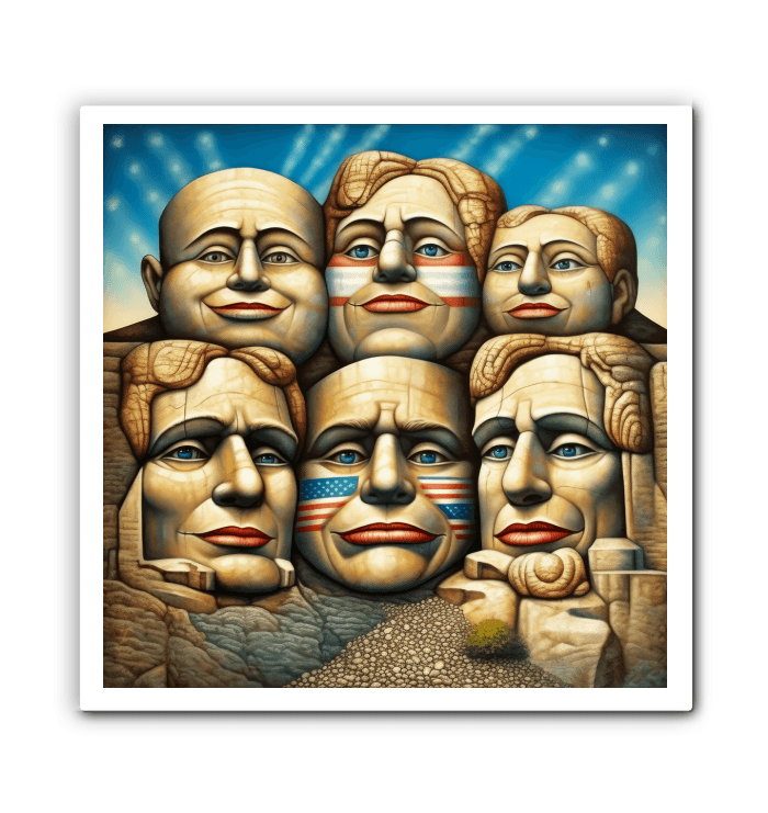 Freedom Sculptures Wrapped Canvas - Beyond T-shirts