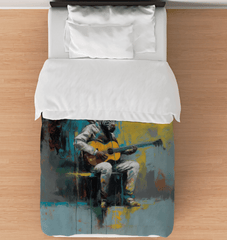 Fretboard Fantasia Comforter - Twin - Beyond T-shirts