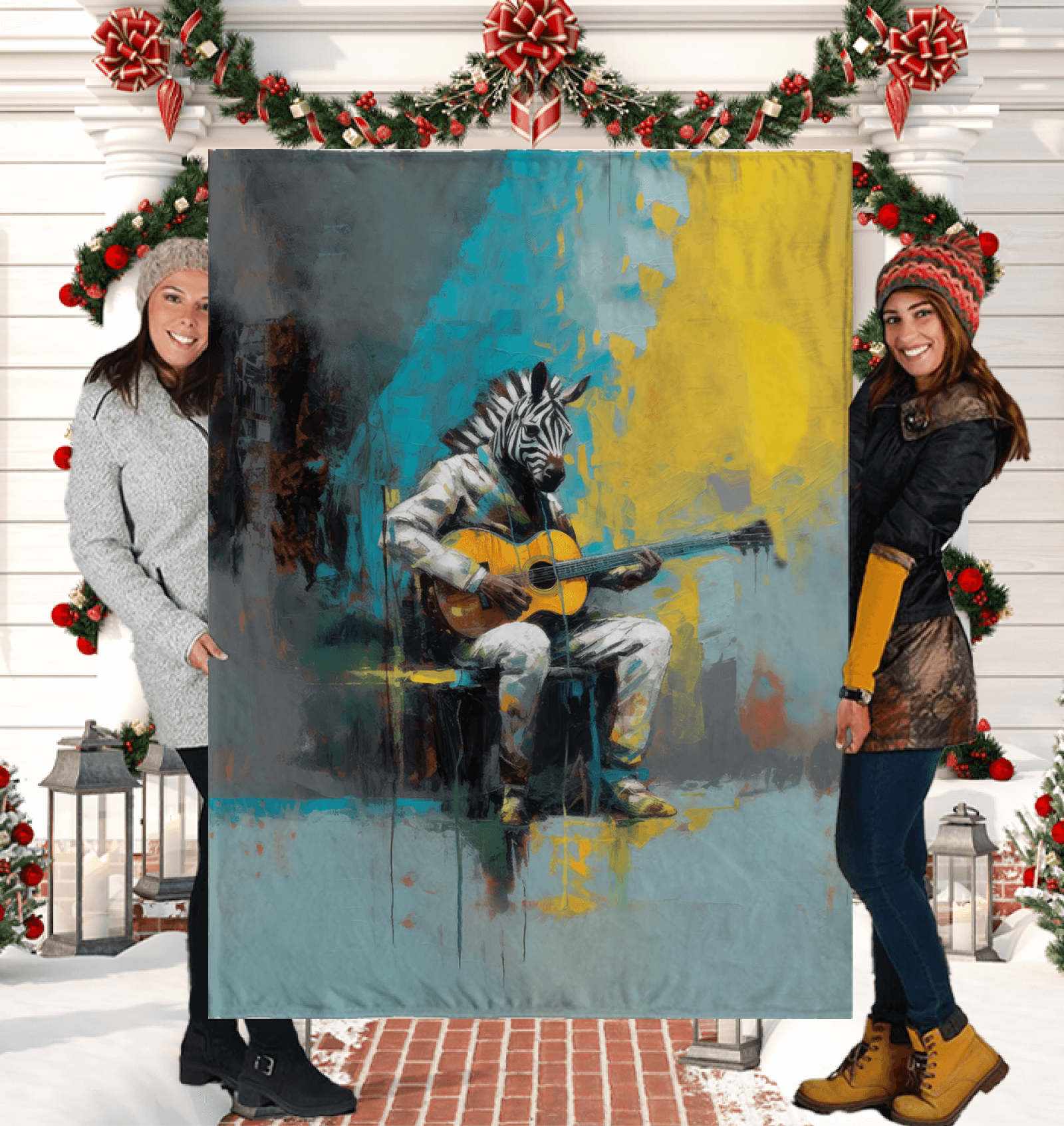 Fretboard Fantasia Sherpa Blanket - Beyond T-shirts