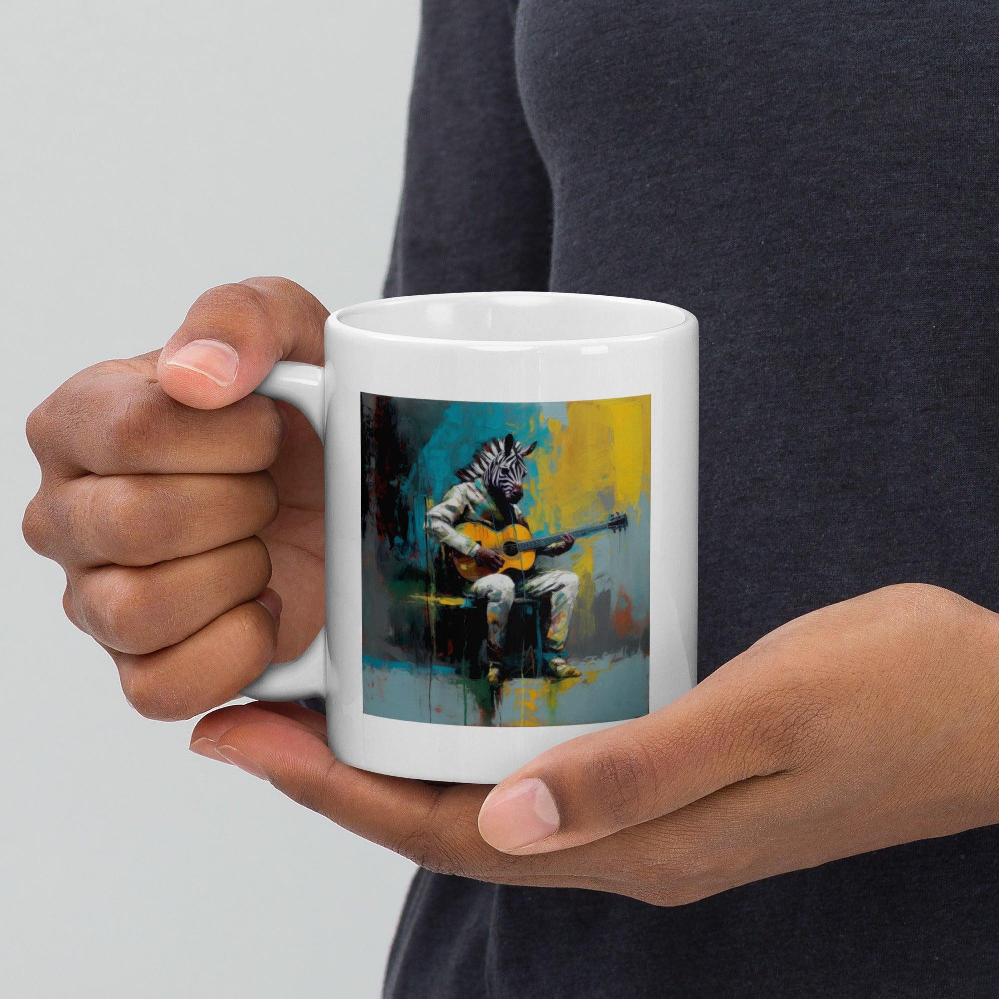 Fretboard Fantasia White Glossy Mug - Beyond T-shirts