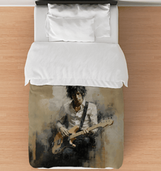 Fretboard Finesse Duvet Cover - Beyond T-shirts