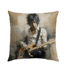 Fretboard Finesse Outdoor Pillow - Beyond T-shirts