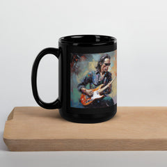 Fretboard Fury Black Glossy Mug - Beyond T-shirts