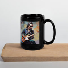Fretboard Fury Black Glossy Mug - Beyond T-shirts