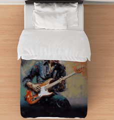 Fretboard Fury Comforter - Twin - Beyond T-shirts