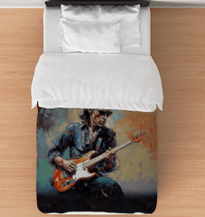 Fretboard Fury Duvet Cover - Beyond T-shirts