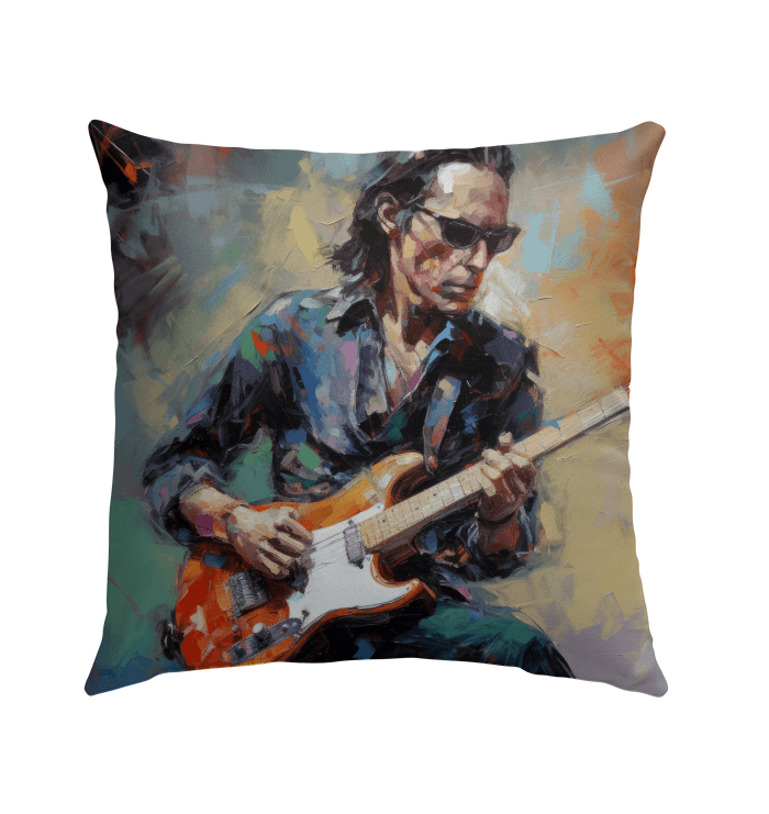 Fretboard Fury Outdoor Pillow - Beyond T-shirts