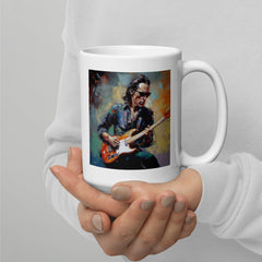 Fretboard Fury White Glossy Mug - Beyond T-shirts