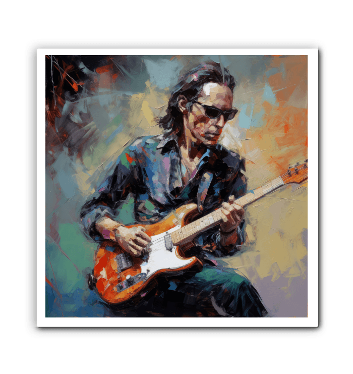 Fretboard Fury Wrapped Canvas - Beyond T-shirts