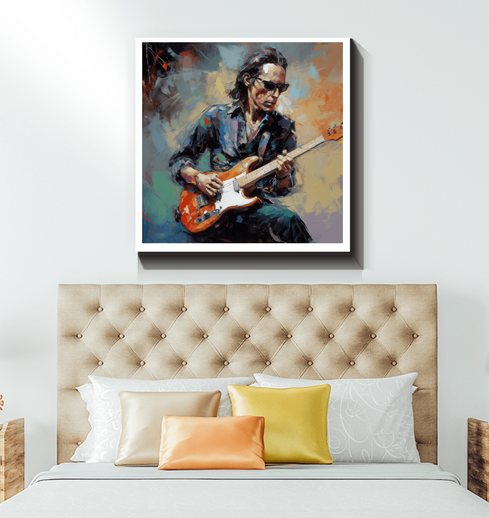 Fretboard Fury Wrapped Canvas - Beyond T-shirts