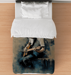 Fretboard Fusion Comforter - Twin - Beyond T-shirts