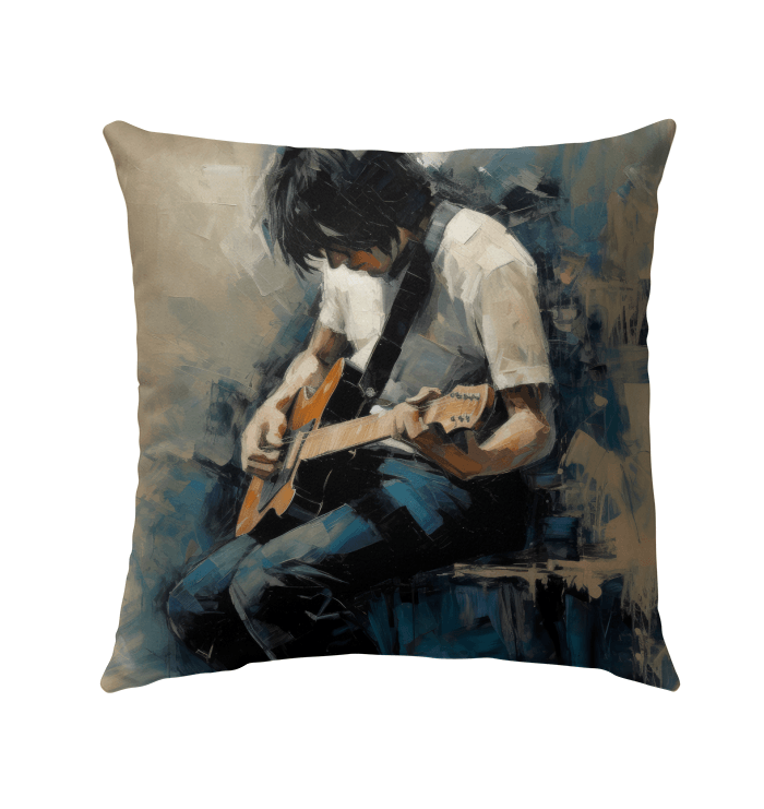 Fretboard Fusion Outdoor Pillow - Beyond T-shirts