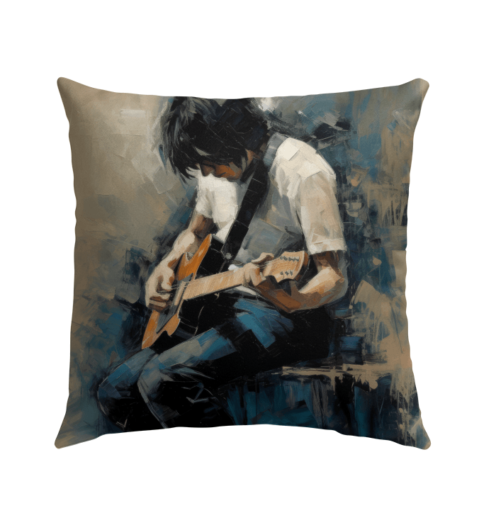 Fretboard Fusion Outdoor Pillow - Beyond T-shirts
