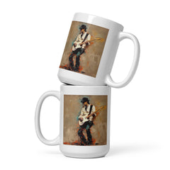 Fretboard Phenomenon White Glossy Mug - Beyond T-shirts