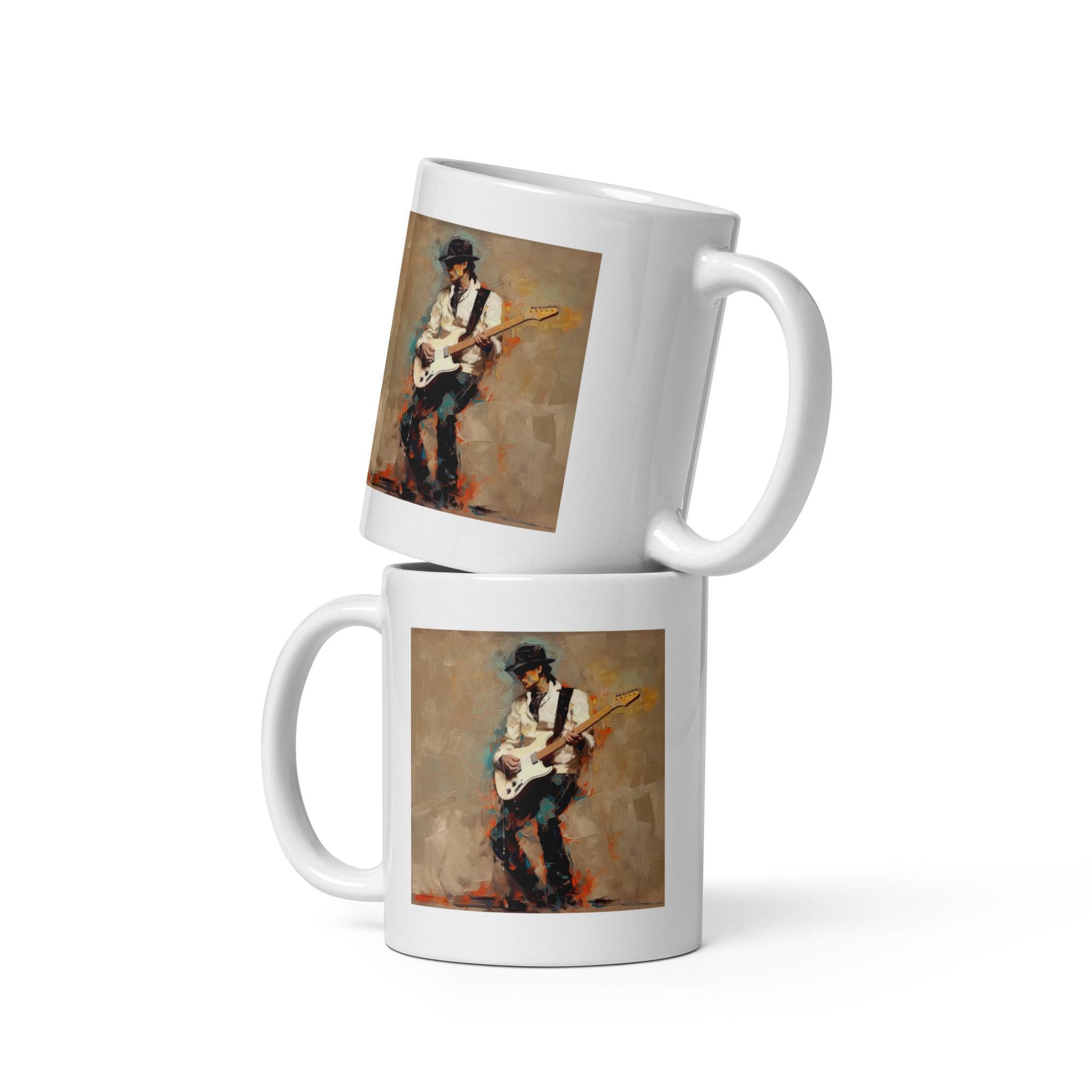 Fretboard Phenomenon White Glossy Mug - Beyond T-shirts