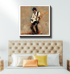 Fretboard Phenomenon Wrapped Canvas - Beyond T-shirts