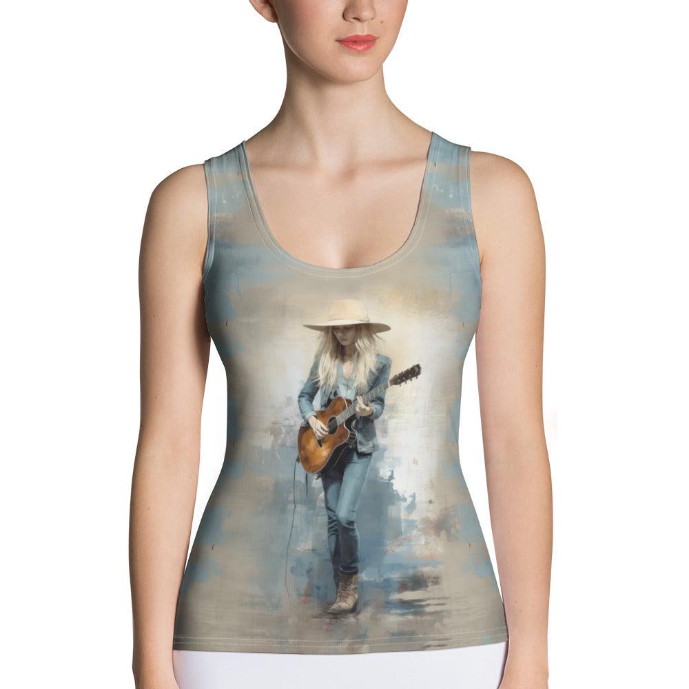 Funky Grooves Sublimation Cut & Sew Tank Top - Beyond T-shirts