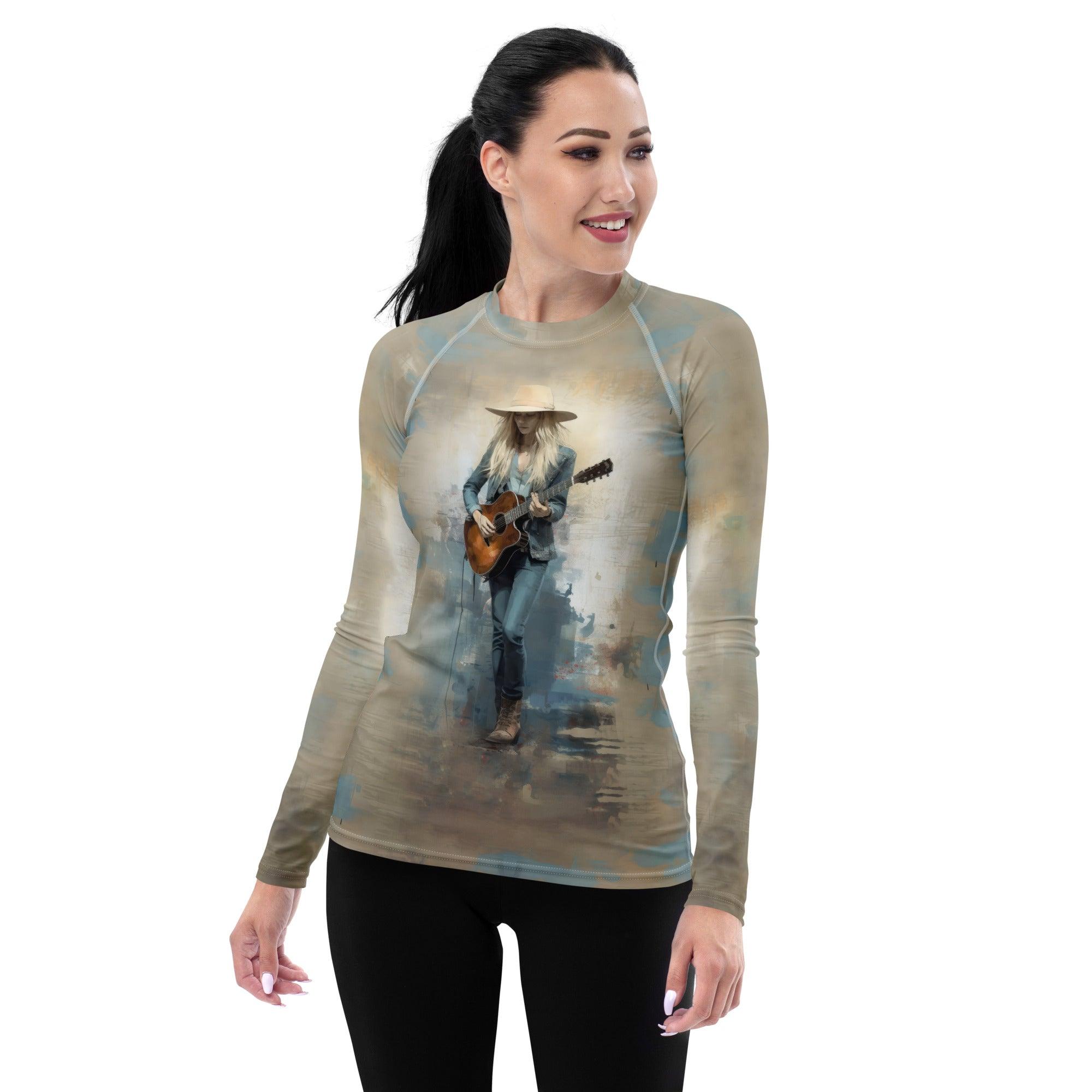 Funky Grooves Women's Rash Guard - Beyond T-shirts