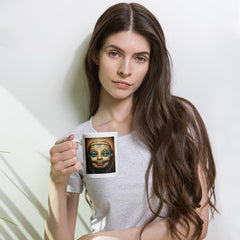 Fusion of Fire and Ice White Glossy Mug - Beyond T-shirts