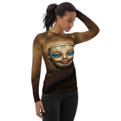 Fusion of Fire and Ice Women's Rash Guard - Beyond T-shirts