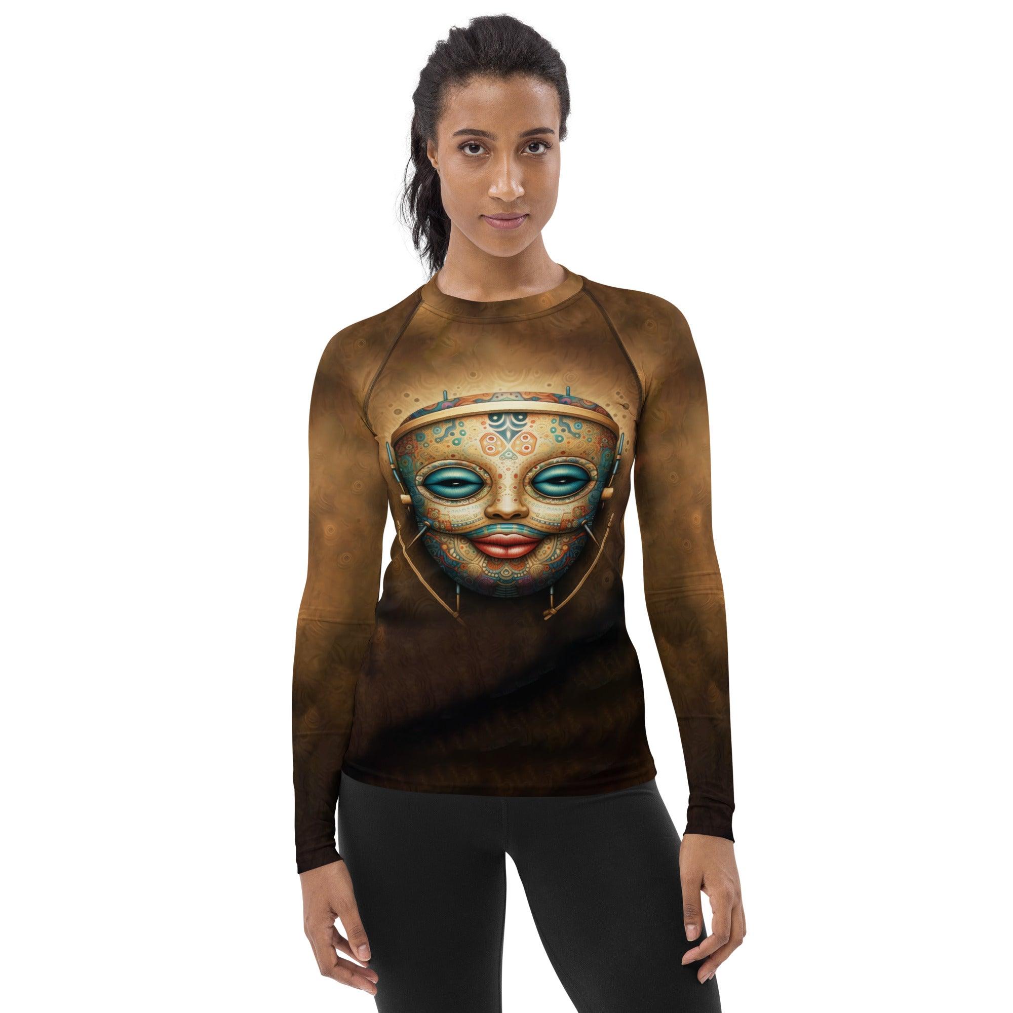 Fusion of Fire and Ice Women's Rash Guard - Beyond T-shirts