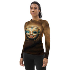 Fusion of Fire and Ice Women's Rash Guard - Beyond T-shirts