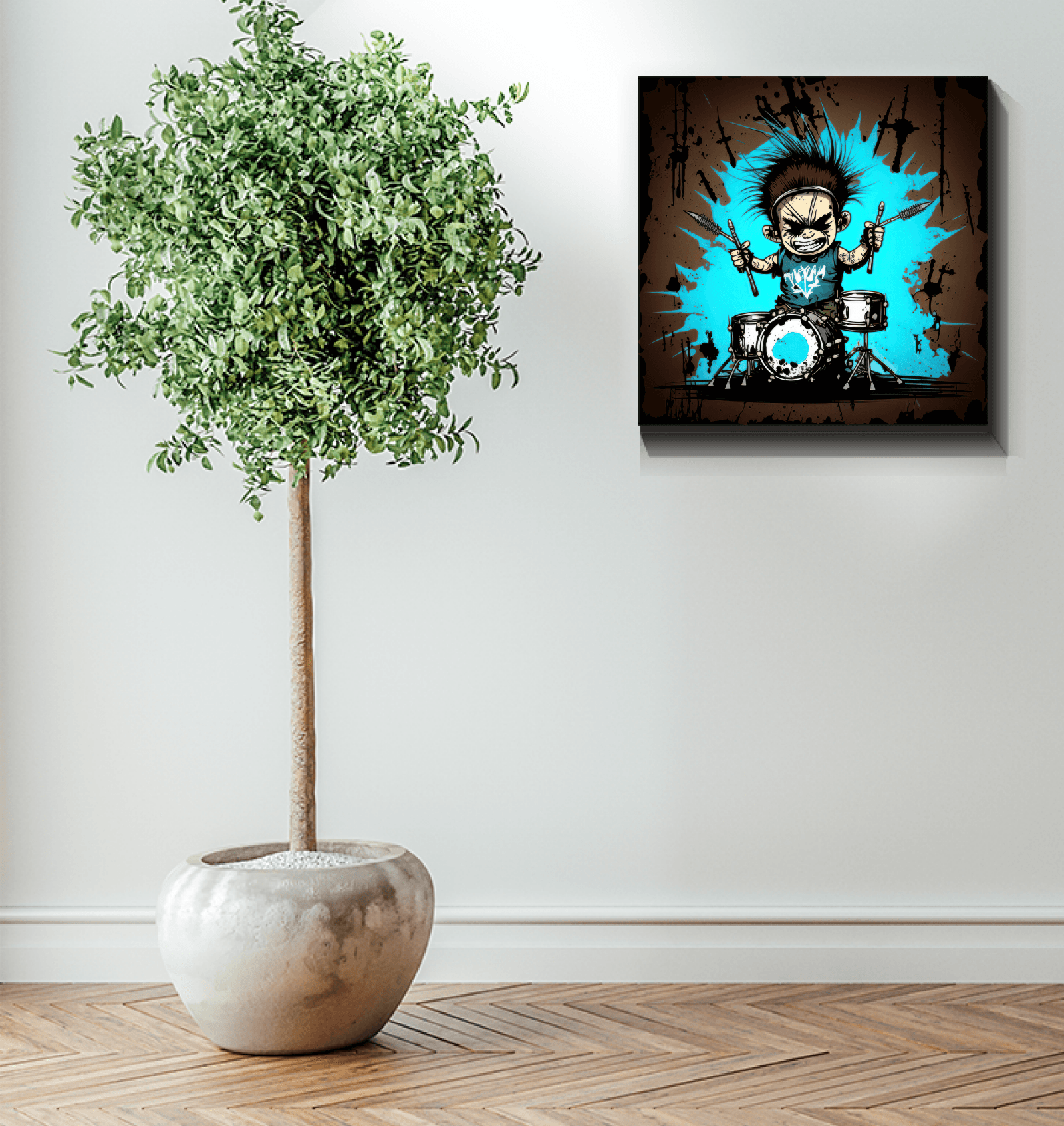 Future rock stars born wrapped canvas - Beyond T-shirts