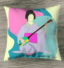 Geisha Indoor Pillow - Beyond T-shirts