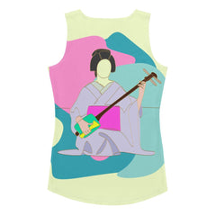 Geisha Sublimation Cut Sew Tank Top - Unique Design