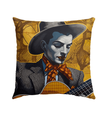 Genius Flows Through Music Outdoor Pillow - Beyond T-shirts