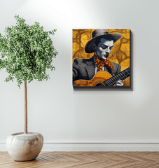 Stunning music-themed canvas for sophisticated interiors.