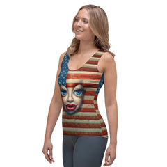 Golden Horizon Sublimation Cut & Sew Tank Top - Beyond T-shirts