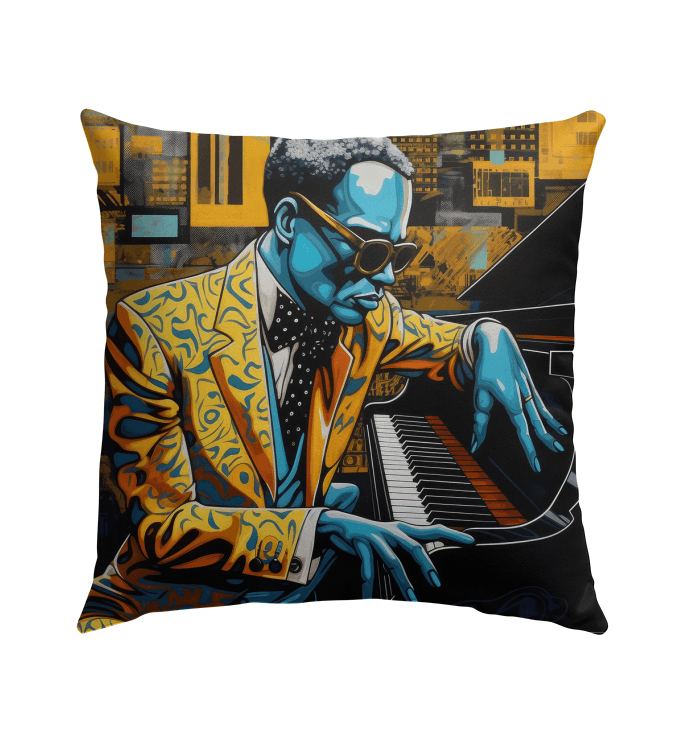 Good Artist Needs Good Instrument Outdoor Pillow - Beyond T-shirts