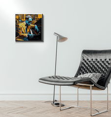 Soulful artwork by artists on wrapped canvas for modern homes.
