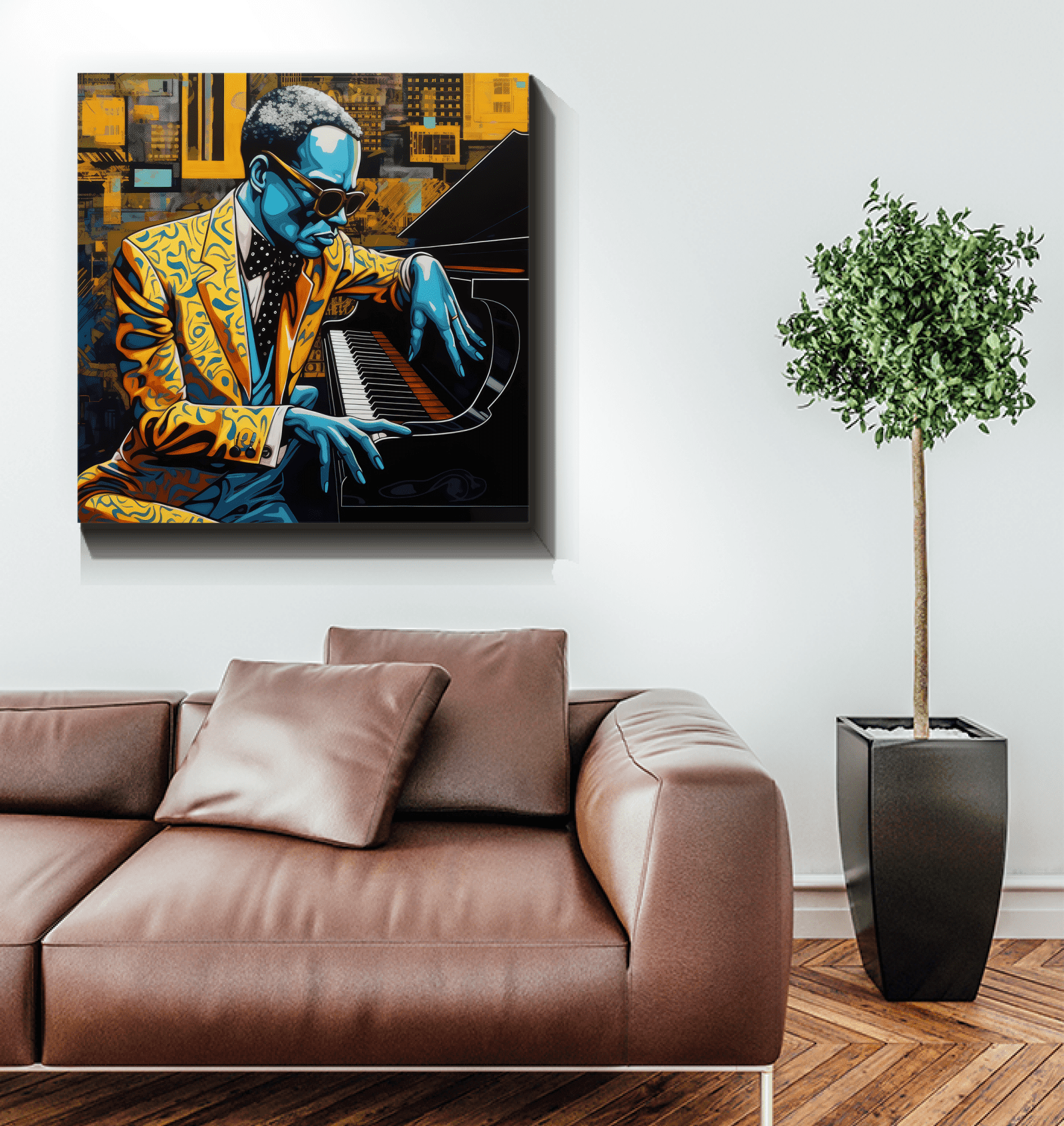 Vibrant wrapped canvas bringing artists' visions to life.