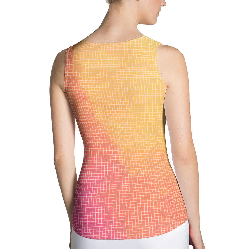 Stylish sublimation cut & sew tank top from Graceful Dance Fashion collection.