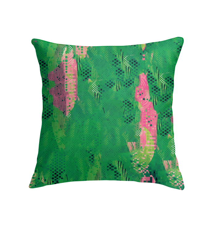 Elegant dance-themed flair pillow for home decor.