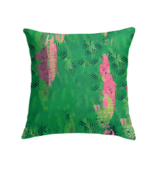 Elegant dance-themed flair pillow for home decor.