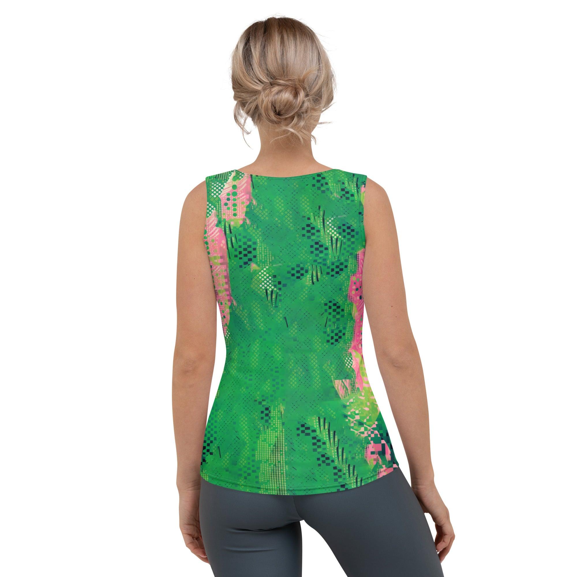 Graceful Women's Dance Flair Sublimation Cut & Sew Tank Top - Beyond T-shirts