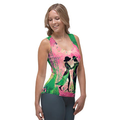 Graceful Women's Dance Flair Sublimation Cut & Sew Tank Top - Beyond T-shirts